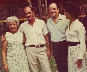 Muriel Humphrey, my Dad, VP Hubert Humphrey, my Mom
