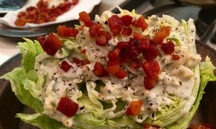 Slim Man Cooks a Wedgie Salad with Roquefort Dressing
